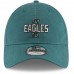 Men's Philadelphia Eagles New Era Midnight Green Super Bowl LII Champions Fly Eagles Fly 9TWENTY Adjustable Hat 3095860